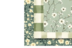 Sage Green Vintage Seamless Pattern Product Image 4