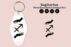 Sagitarius Zodiac Signs keychain svg cutting files or sublimation files for keychain