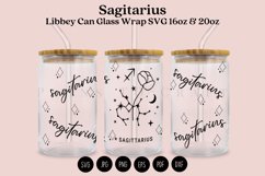 sagitarius zodiac star sign libbey beer can glass full wrap svg presized template for 16oz and 20oz glass for Cricut Silhouette and sublimation