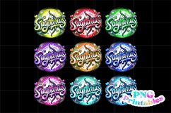 Sagittarius Zodiac Airbrushed PNG Product Image 2