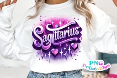 Sagittarius Zodiac Airbrushed PNG Product Image 1