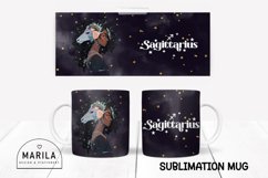 Sagittarius Zodiac Sign mug sublimation design Product Image 1