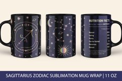 Sagittarius mug, zodiac sign mug wrap Product Image 1