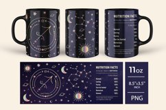 Sagittarius mug, zodiac sign mug wrap Product Image 2