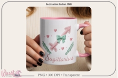 Sagittarius Zodiac PNG, Cozy Faux Knit Astrology Clipart, Product Image 8