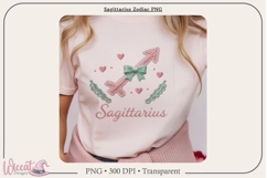 Sagittarius Zodiac PNG, Cozy Faux Knit Astrology Clipart, Product Image 4