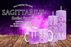 Sagittarius - Zodiac Sign Iridescent Drinkware Wraps Product Image 1