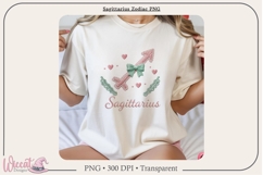 Sagittarius Zodiac PNG, Cozy Faux Knit Astrology Clipart, Product Image 3