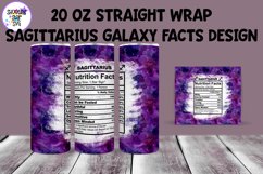 20 OZ Straight Tumbler Galaxy Zodiac Nutrition Facts Product Image 10