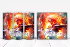 Sagittarius Zodiac Sign Tumbler Wrap Sublimation 20 oz Product Image 3