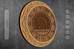 Sagittarius Zodiac Layered Laser Cut Product Image 3