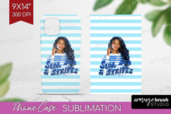 Sailor Girl Nautical Phone Case PNG Sea Quotes Case PNG Product Image 1