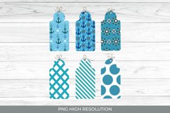 Sailor Patterned Shaped Tag Product Image 1