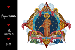 christening, vintage, religious, heaven, communion, faith, sacrament, saviour, epiphany, christian, evangelical, orthodox, greek, art, saint, holy, king, baptism, confirmation, angels, religion, sky, illustration, god, blessing, byzantine