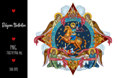 christening, vintage, religious, heaven, communion, faith, sacrament, saviour, epiphany, christian, evangelical, orthodox, greek, art, saint, holy, king, baptism, confirmation, angels, religion, sky, illustration, god, blessing, byzantine