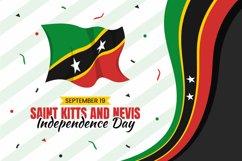 15 Independence Day Saint Kitts and Nevis Illustration Product Image 5