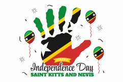15 Independence Day Saint Kitts and Nevis Illustration Product Image 6