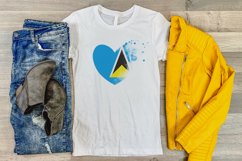 National Sublimation Art- Backgrounds Bundle. Saint Lucia Product Image 5