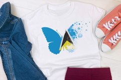 National Sublimation Art- Backgrounds Bundle. Saint Lucia Product Image 2