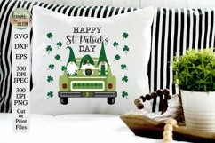 Saint Patrick's Day Truck Gnome SVG Product Image 6