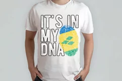 It's in my DNA Saint Vincent Flag Fingerprint PNG Product Image 2