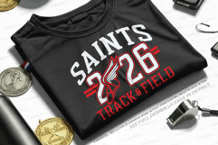 Saint Track and Field SVG Product Image 1