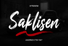 Saklisen Handbrush Style Font Product Image 1