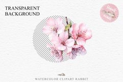 Sakura Cherry Blossom Bouquet Spring Flower Floral Clipart PNG Watercolor Transparent wedding invitation shirt designs sublimation printable digital bloom  watercolor Sakura Cherry Blossom Spring Floral basket, Flowers clipart, sublimation wedding art