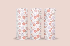 sakura cherry blossom skinny tumbler sublimation design for 20oz and 30oz skinny tumbler sublimation wrap