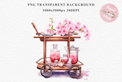 Sakura Cherry Blossom Spring Flower Floral Arrangement PNG Watercolor Transparent wedding invitation shirt designs sublimation printable digital bloom watercolor Sakura Cherry Blossom Spring Floral Romantic, Flowers clipart, sublimation wedding