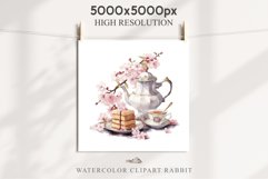 Sakura Cherry Blossom Tea Party Flower Floral Drinks Food PNG Watercolor Transparent wedding invitation shirt designs sublimation printable digital bloom watercolor Sakura Cherry Blossom Coffee latte Sweets Food, Flowers clipart, sublimation wedding