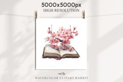 Sakura Cherry Blossom Vintage Book Spring Flower Floral PNG Watercolor Transparent wedding invitation shirt designs sublimation printable digital bloom watercolor Sakura Cherry Blossom Spring Floral vintage book, Flowers clipart, sublimation wedding