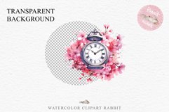 Sakura Cherry Blossom Vintage Watch Spring Flower Floral PNG Watercolor Transparent wedding invitation shirt designs sublimation printable digital bloom watercolor Sakura Cherry Blossom Spring Floral basket, Flowers clipart, sublimation wedding art