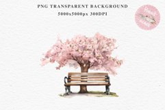 Sakura Cherry Tree Blossom Spring Flowers Floral Bouquet PNG Watercolor Transparent wedding invitation shirt designs sublimation printable digital bloom  watercolor Sakura Cherry Blossom Spring Japanese Floral Bouquet, Flowers clipart sublimation wedding