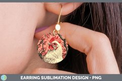 GorgeousSakura Round Earrings design.