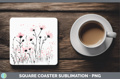 GorgeousSakura Square Coaster design.