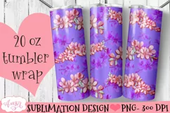 purple tumbler design 