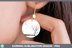 GorgeousSakura Round Earrings design.