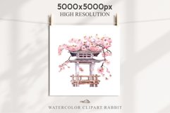 Sakura Torii Arch Cherry Japanese Blossom Flower Floral Gate PNG Watercolor Transparent wedding invitation shirt designs sublimation printable digital bloom  watercolor Sakura Cherry Blossom Spring Floral Branch, Flowers clipart, sublimation wedding art