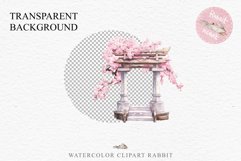 Sakura Torii Arch Cherry Japanese Blossom Flower Floral Gate PNG Watercolor Transparent wedding invitation shirt designs sublimation printable digital bloom  watercolor Sakura Cherry Blossom Spring Floral Branch, Flowers clipart, sublimation wedding art