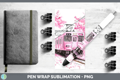 GorgeousSakura Pen Wrap design.