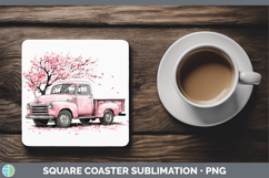 GorgeousSakura Square Coaster design.