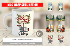 Sale Avoider Survival Kit Mug Wrap Product Image 1