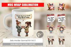 Sale Avoider Survival Kit Mug Wrap Product Image 1