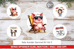 Sale Avoider Survival Kit Wind Spinner Product Image 1