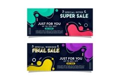 Sale banner promotion modern colorful design, Eps 10 Product Image 1