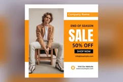 Fashion Frenzy Sale Banner Design Template Product Image 2