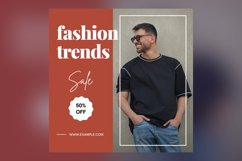 Fashion Frenzy Summer Sale Banner Design Template Product Image 2