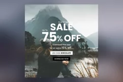 Fashion Frenzy Sale Banner Design Template Product Image 2