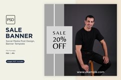 Fashion Frenzy Sale Banner Design Template Product Image 1